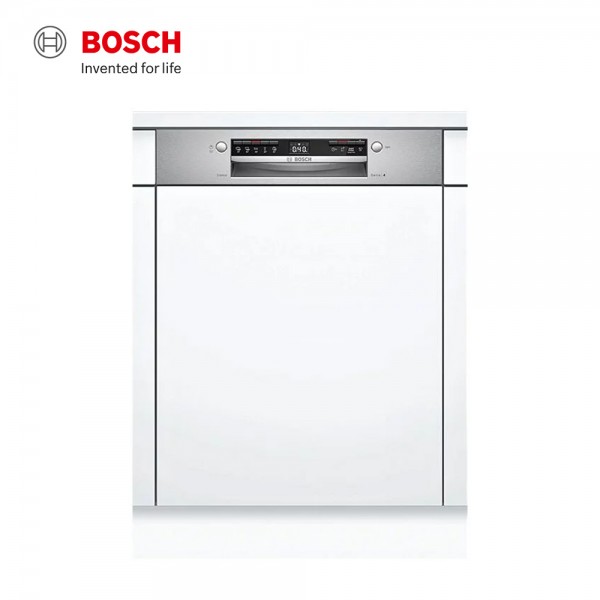 【BOSCH 博世】4系列60公分 13人份半嵌式洗碗機 SMI4HAS00X